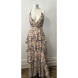 ASTR the Label Maxi Dress M Rosana Floral Resort Wedding Summer Cruise Feminine